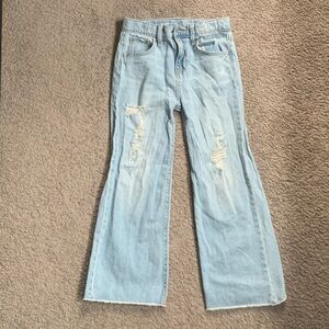 Old Navy girls size 10 distressed jeans